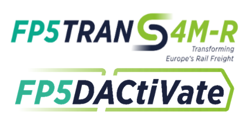 Logo der Forschungsprojekte FP5 TRANS4M-R und FP5 DACtivate.